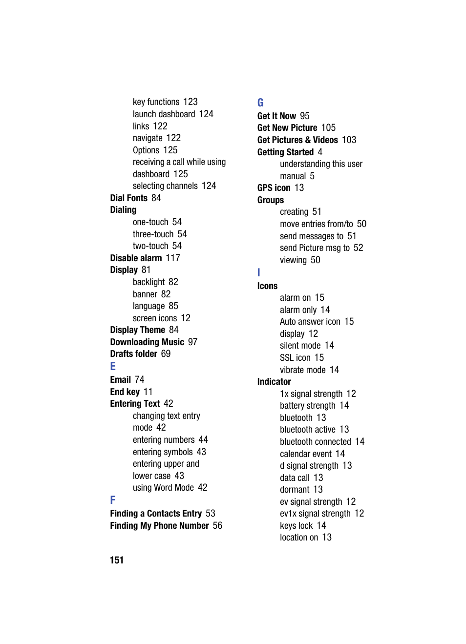 Samsung SCH-U540MSAVZW User Manual | Page 153 / 156