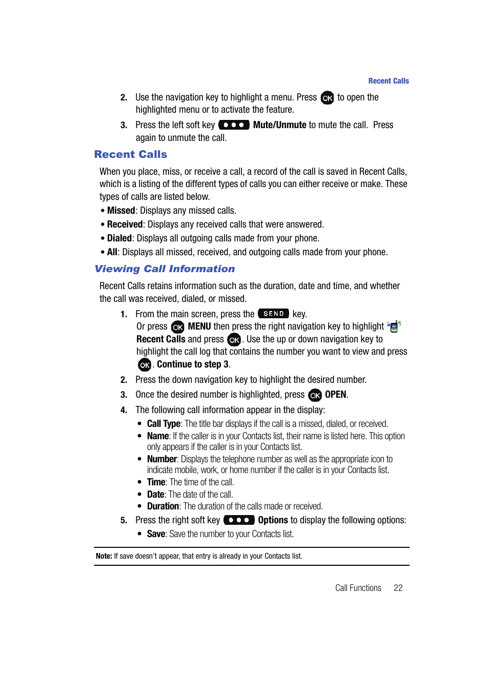 Samsung SCH-U540MSAVZW User Manual | Page 25 / 156