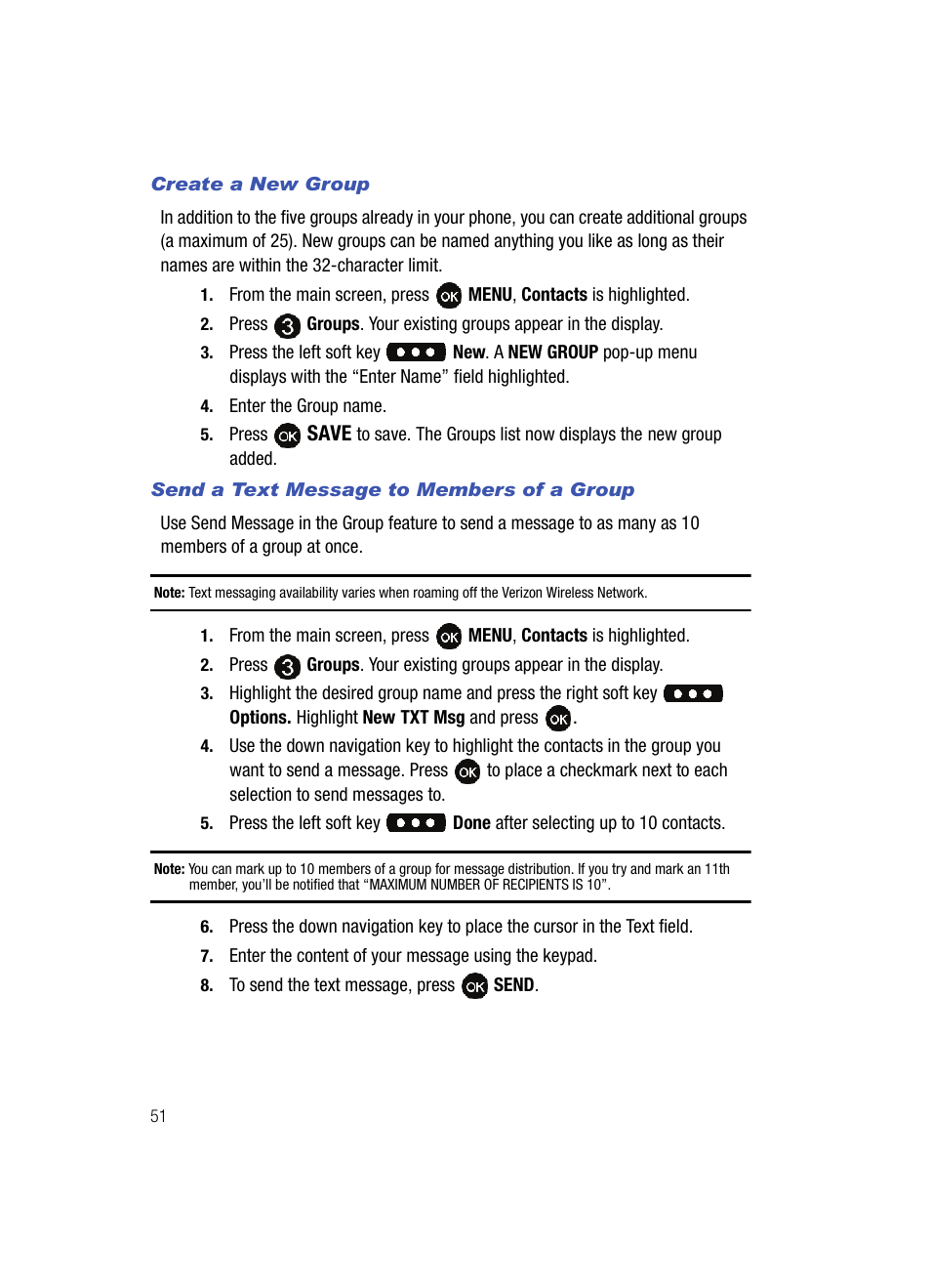 Samsung SCH-U540MSAVZW User Manual | Page 54 / 156