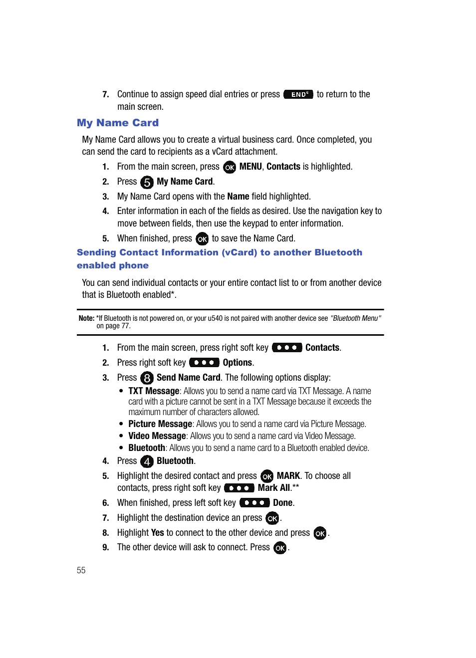 Samsung SCH-U540MSAVZW User Manual | Page 58 / 156