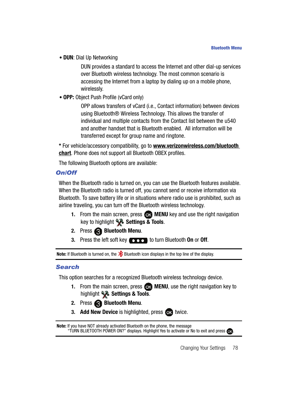 Samsung SCH-U540MSAVZW User Manual | Page 81 / 156