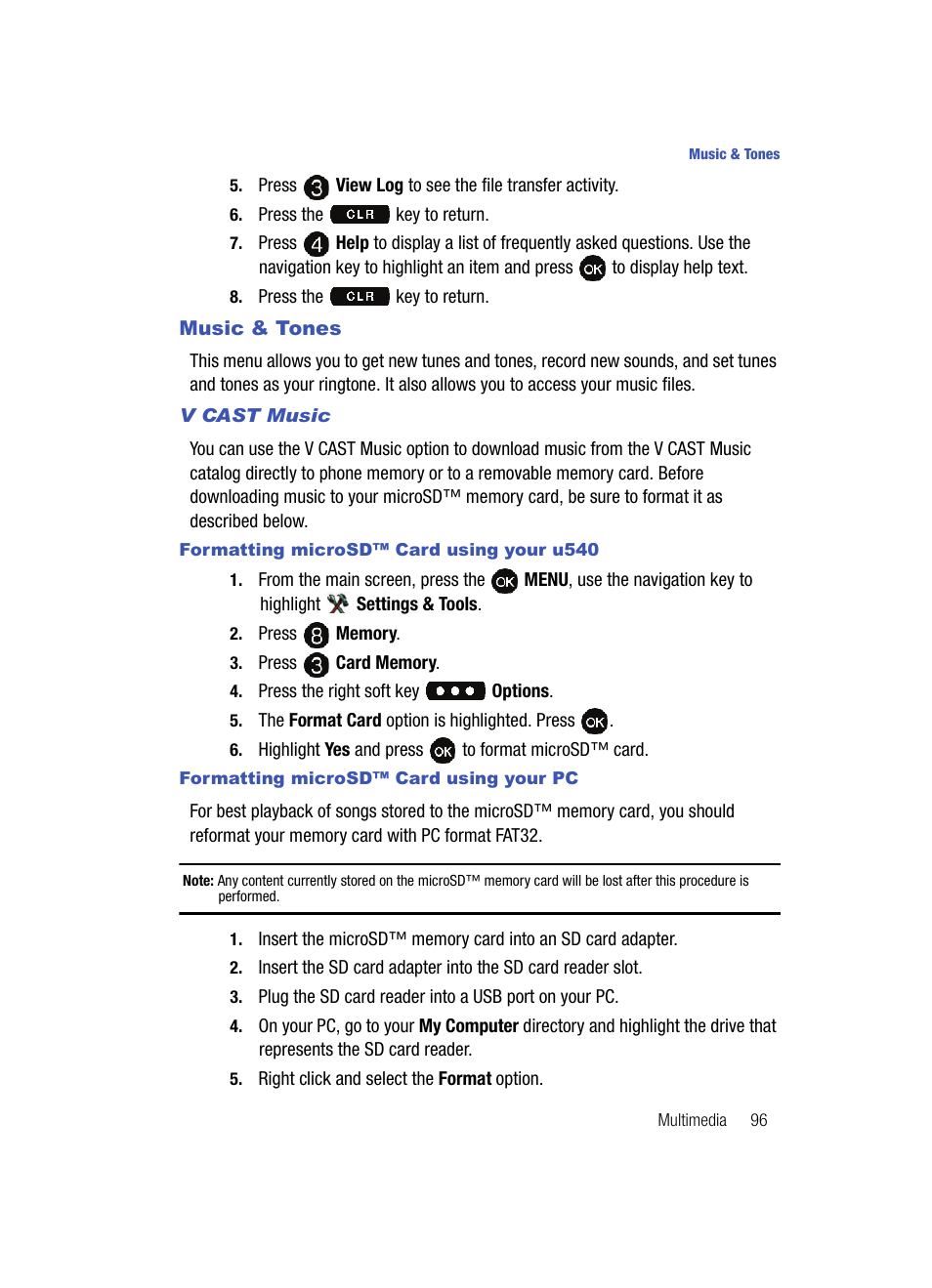 Samsung SCH-U540MSAVZW User Manual | Page 99 / 156