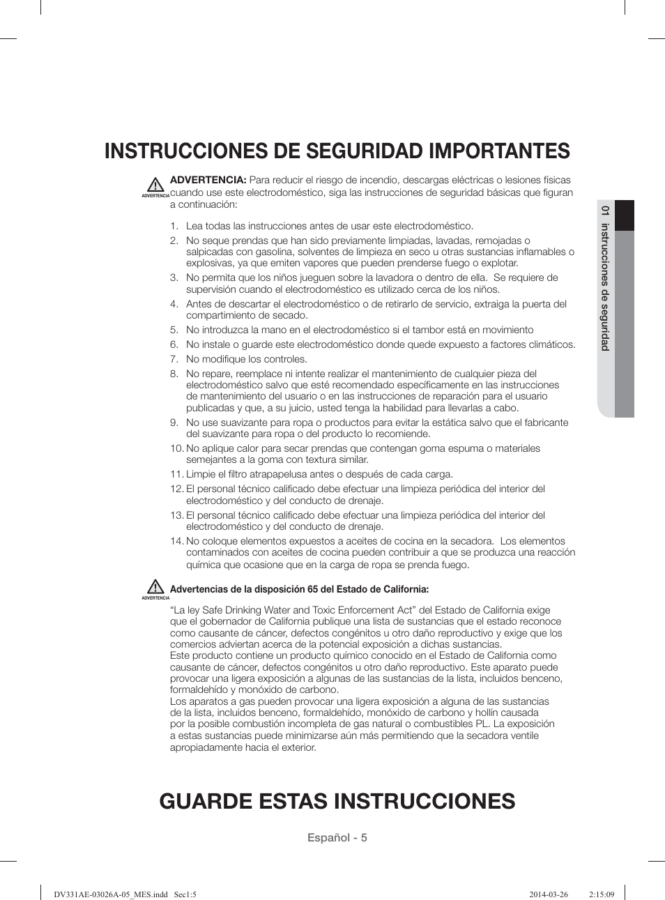 Samsung DV331AER-XAA User Manual | Page 45 / 80