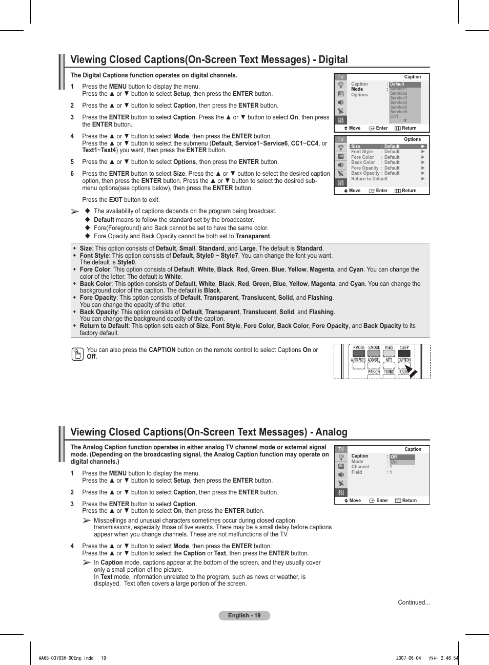 Samsung TXT2082X-XAA User Manual | Page 20 / 24