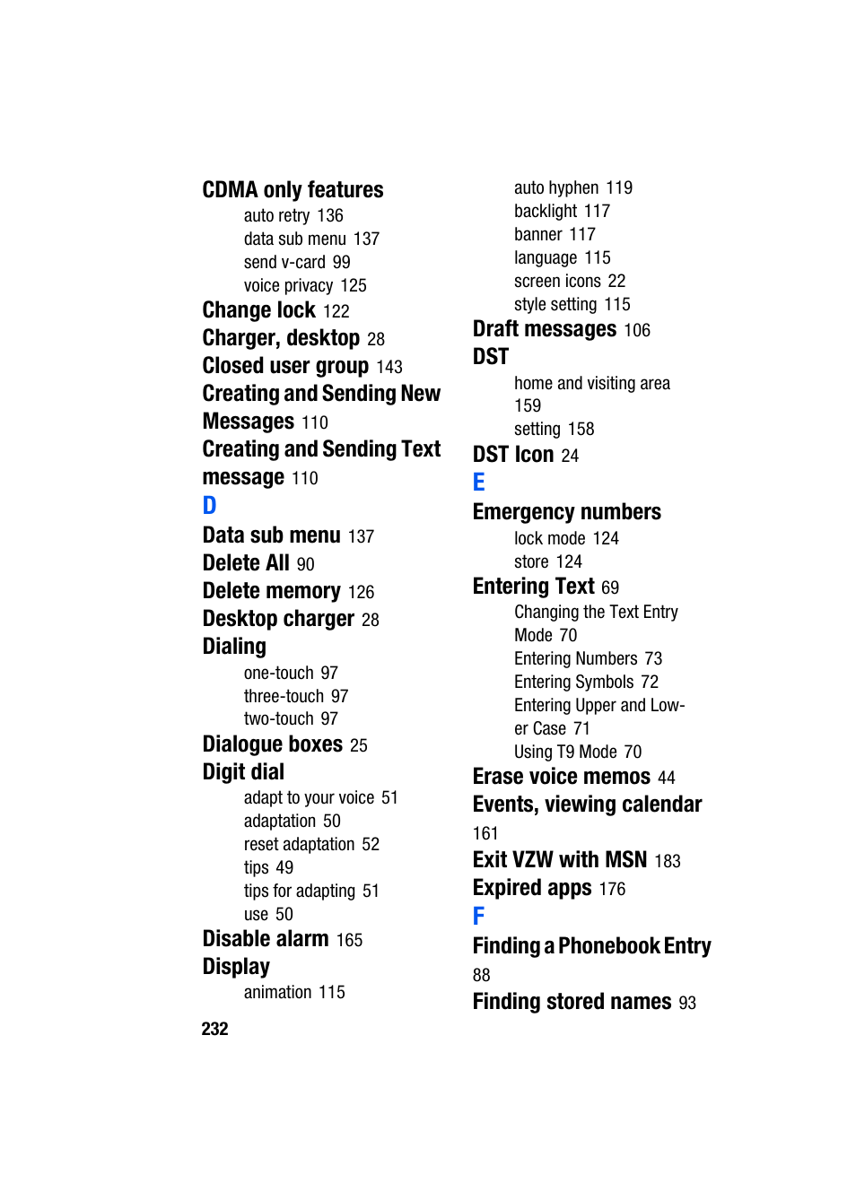 Samsung SCH-A795ZAVXAR User Manual | Page 232 / 238