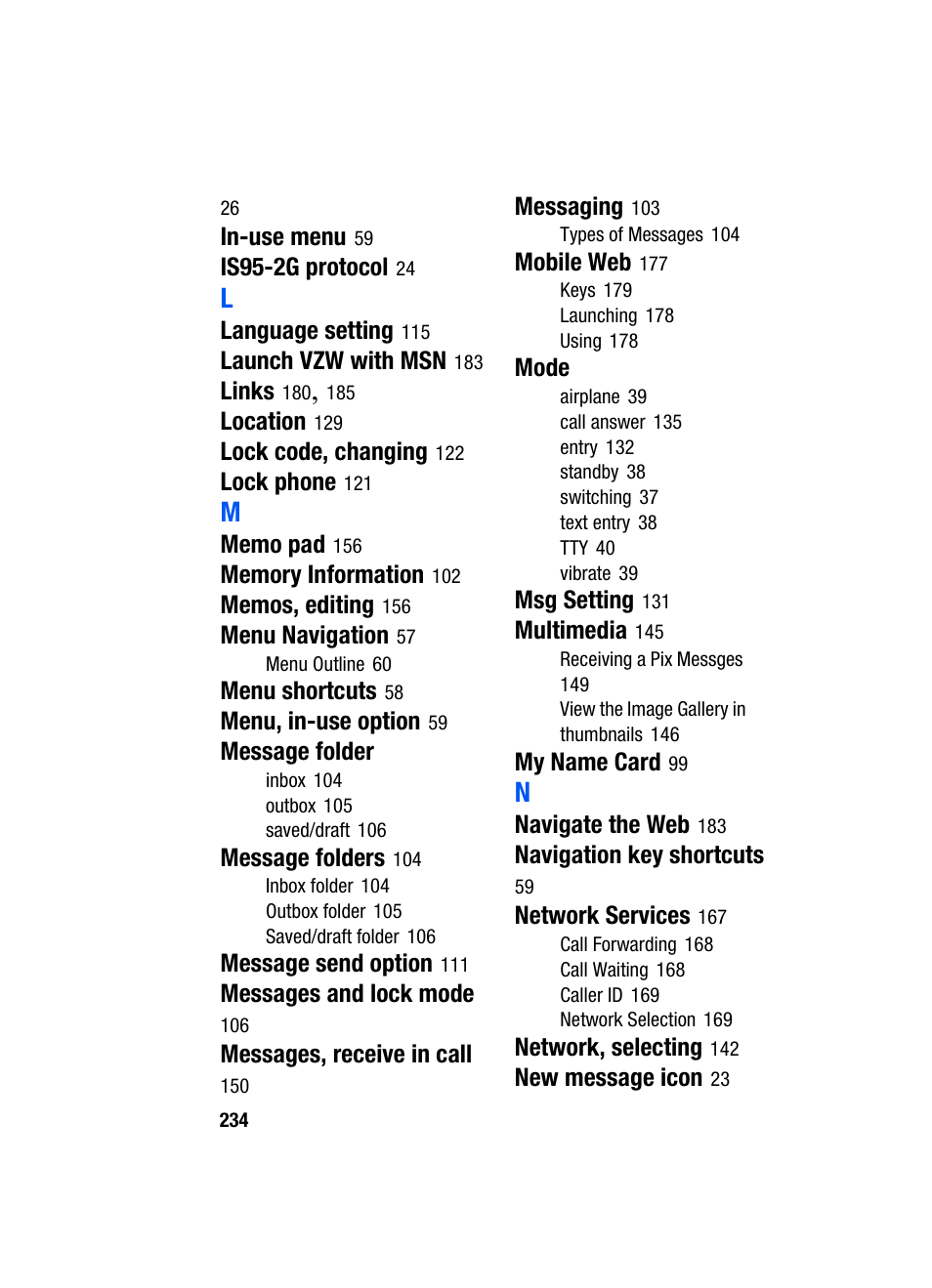 Samsung SCH-A795ZAVXAR User Manual | Page 234 / 238