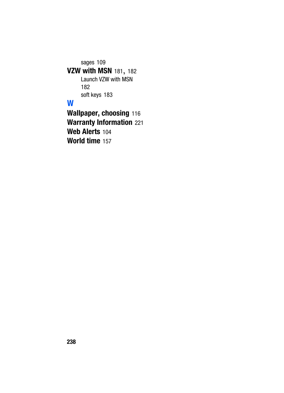 Samsung SCH-A795ZAVXAR User Manual | Page 238 / 238
