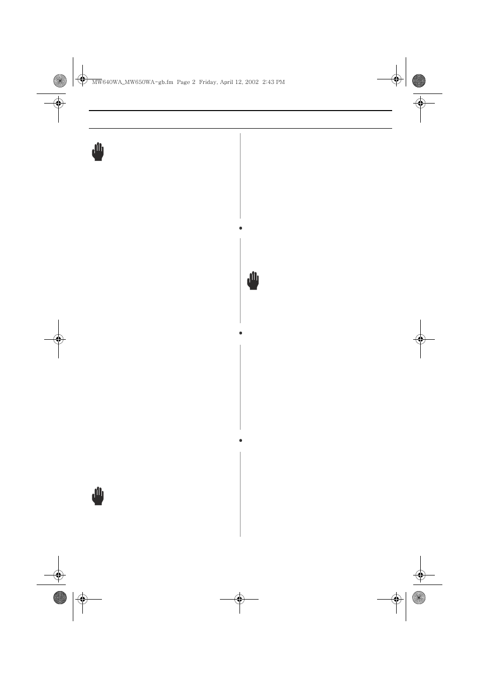 Hese, Nstructions, Warning | Recautions to, Void, Ossible, Xposure to, Xcessive, Icrowave, Nergy | Samsung MW650WA-XAA User Manual | Page 2 / 28