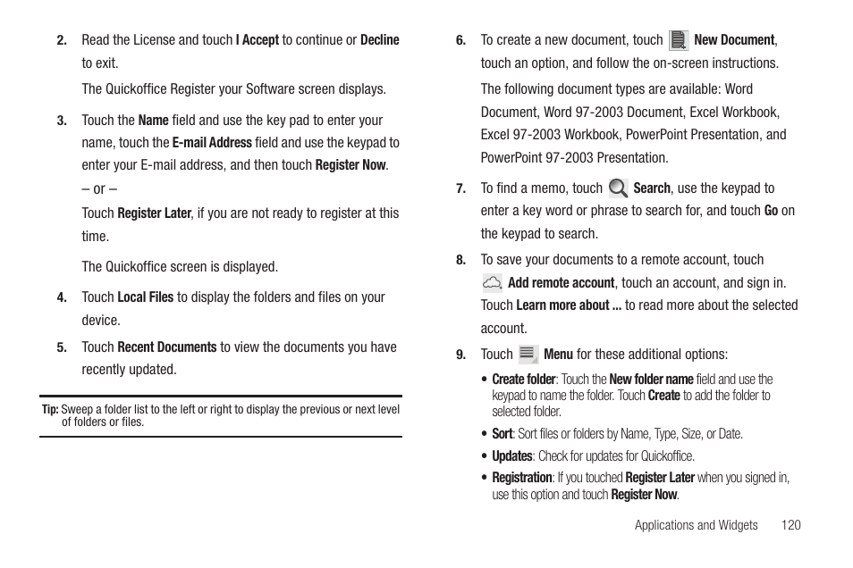 Samsung GT-P7510MADVZW User Manual | Page 123 / 181