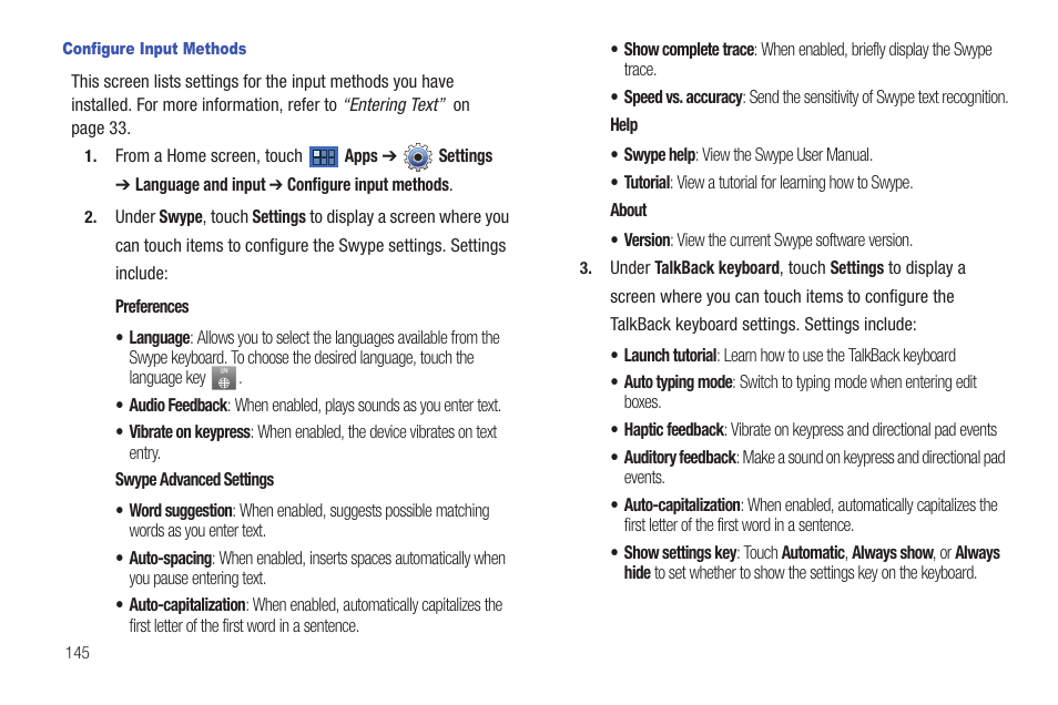Samsung GT-P7510MADVZW User Manual | Page 148 / 181
