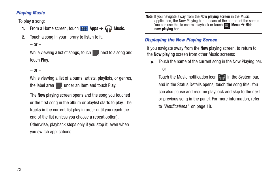 Samsung GT-P7510MADVZW User Manual | Page 76 / 181