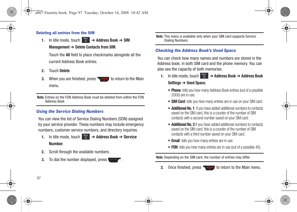 Samsung SGH-A867ZKAATT User Manual | Page 100 / 198