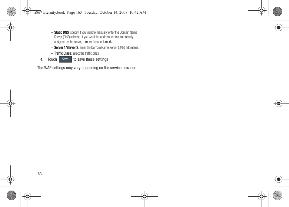 Samsung SGH-A867ZKAATT User Manual | Page 166 / 198