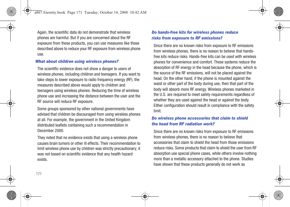 Samsung SGH-A867ZKAATT User Manual | Page 174 / 198