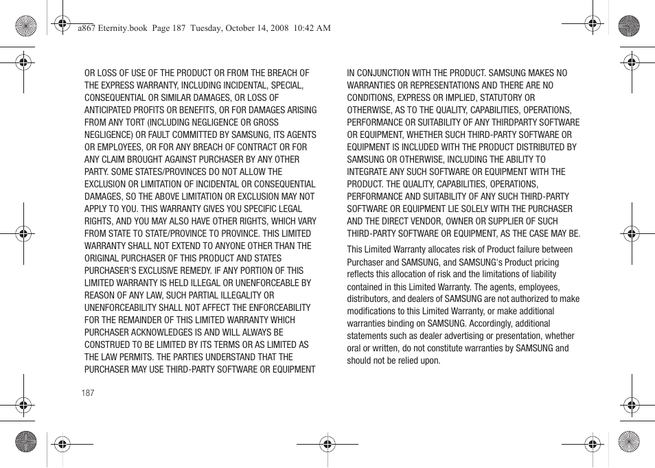 Samsung SGH-A867ZKAATT User Manual | Page 190 / 198