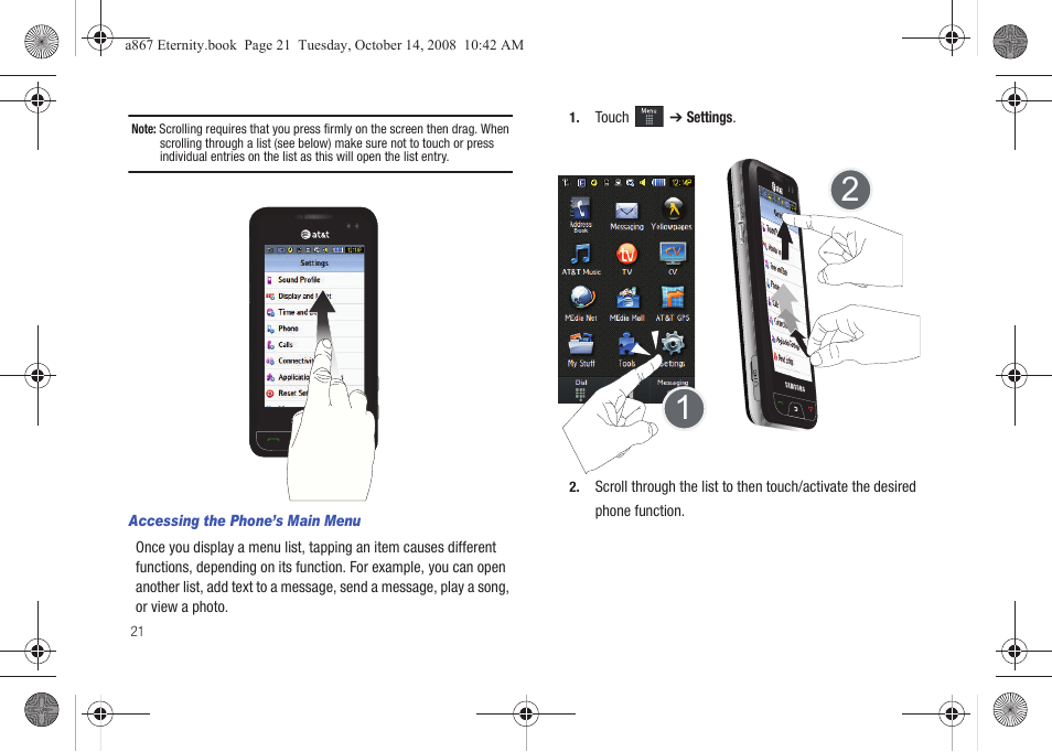 Samsung SGH-A867ZKAATT User Manual | Page 24 / 198