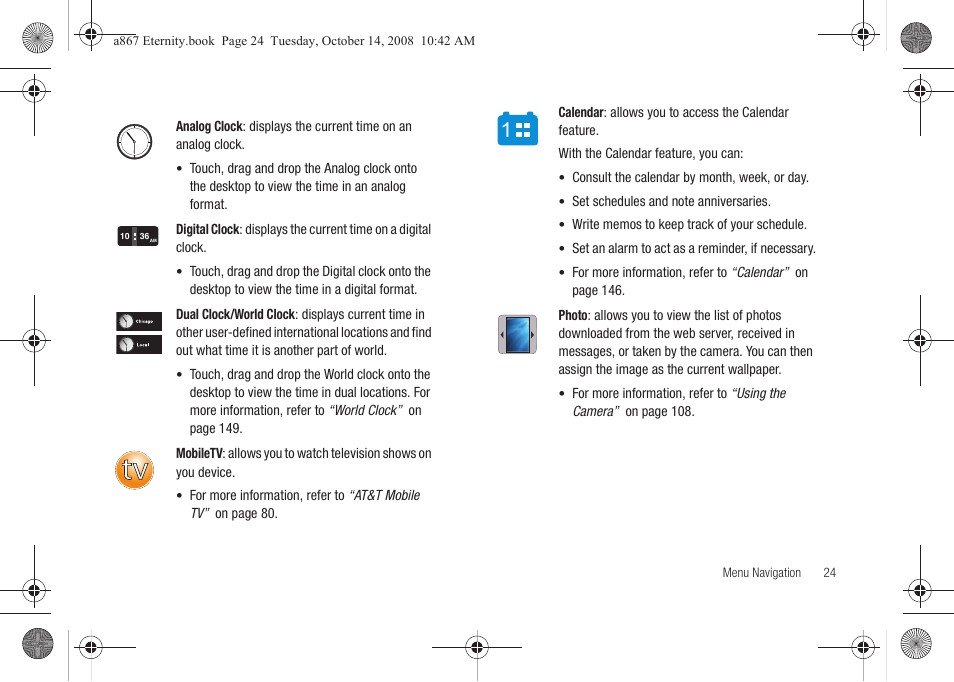 Samsung SGH-A867ZKAATT User Manual | Page 27 / 198