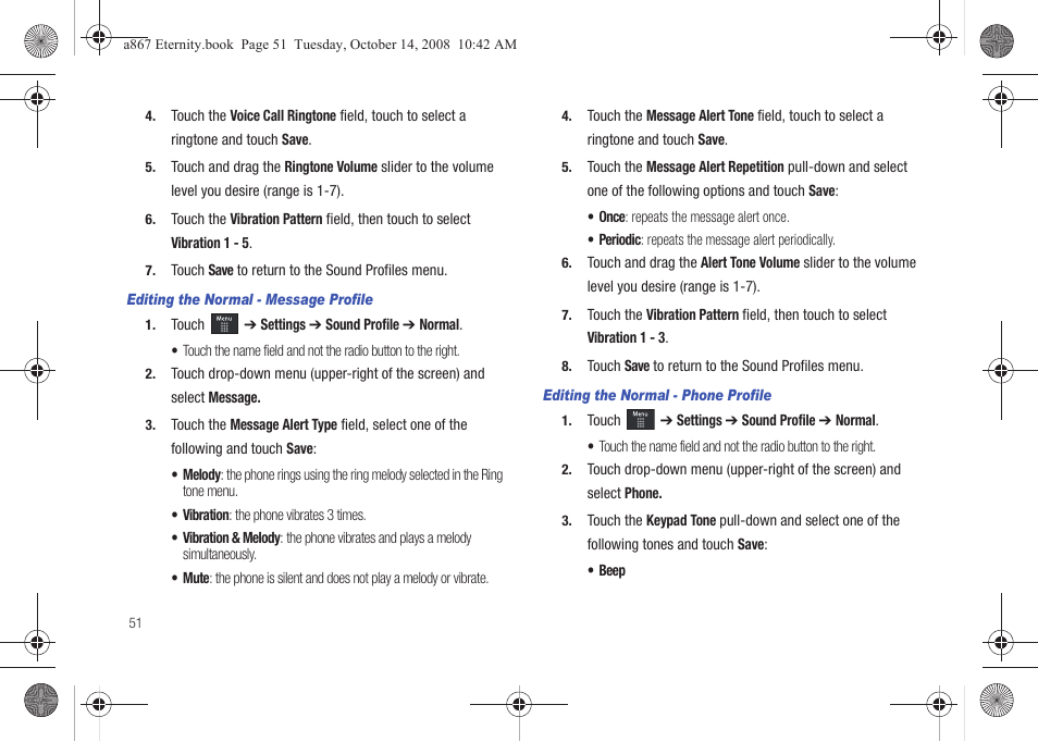 Samsung SGH-A867ZKAATT User Manual | Page 54 / 198