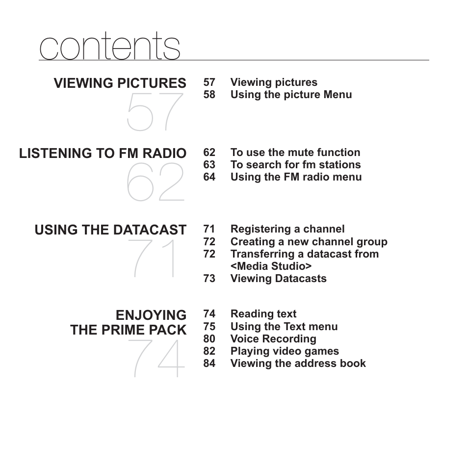 Samsung YP-T10JQB-XAC User Manual | Page 8 / 113