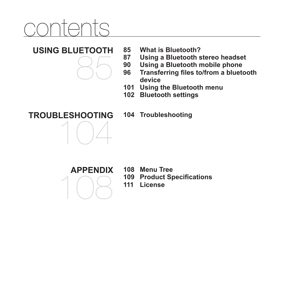 Samsung YP-T10JQB-XAC User Manual | Page 9 / 113