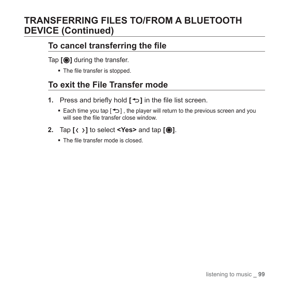 Samsung YP-T10JQB-XAC User Manual | Page 99 / 113