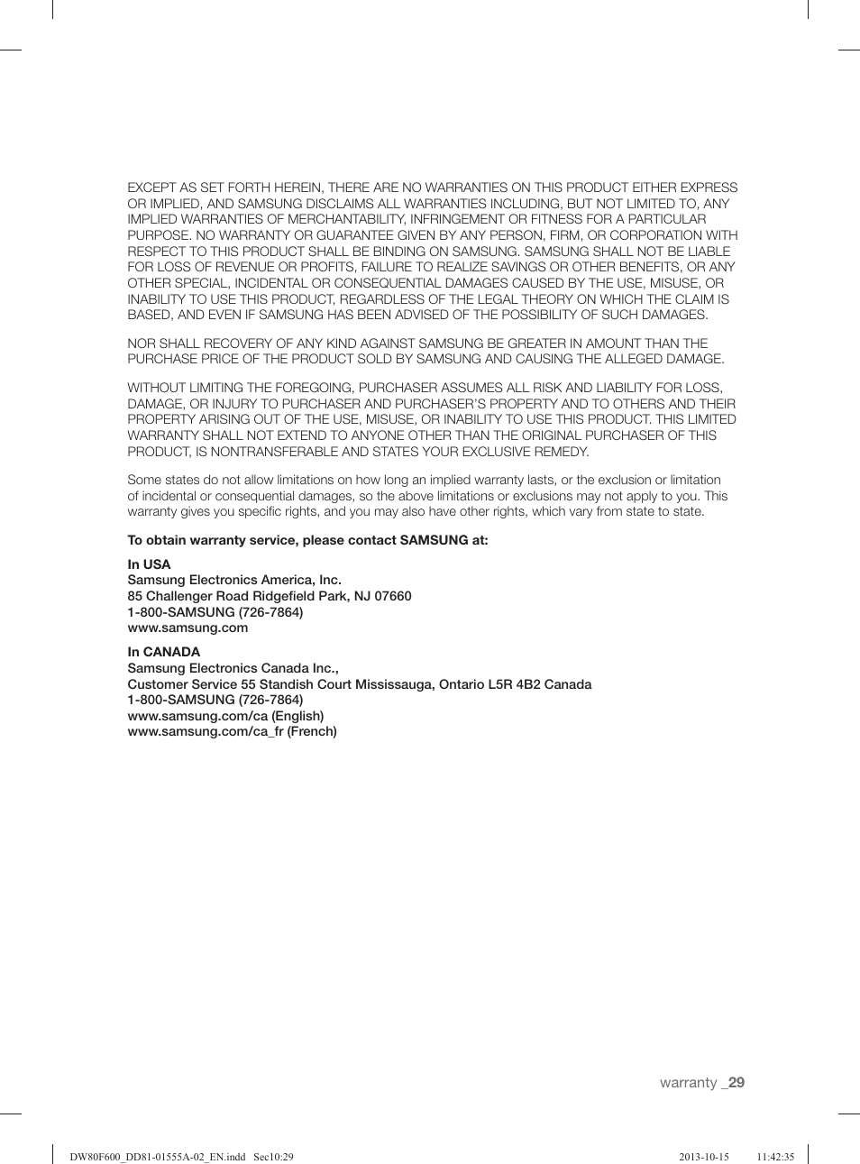 Samsung DW80F600UTB-AA User Manual | Page 29 / 96