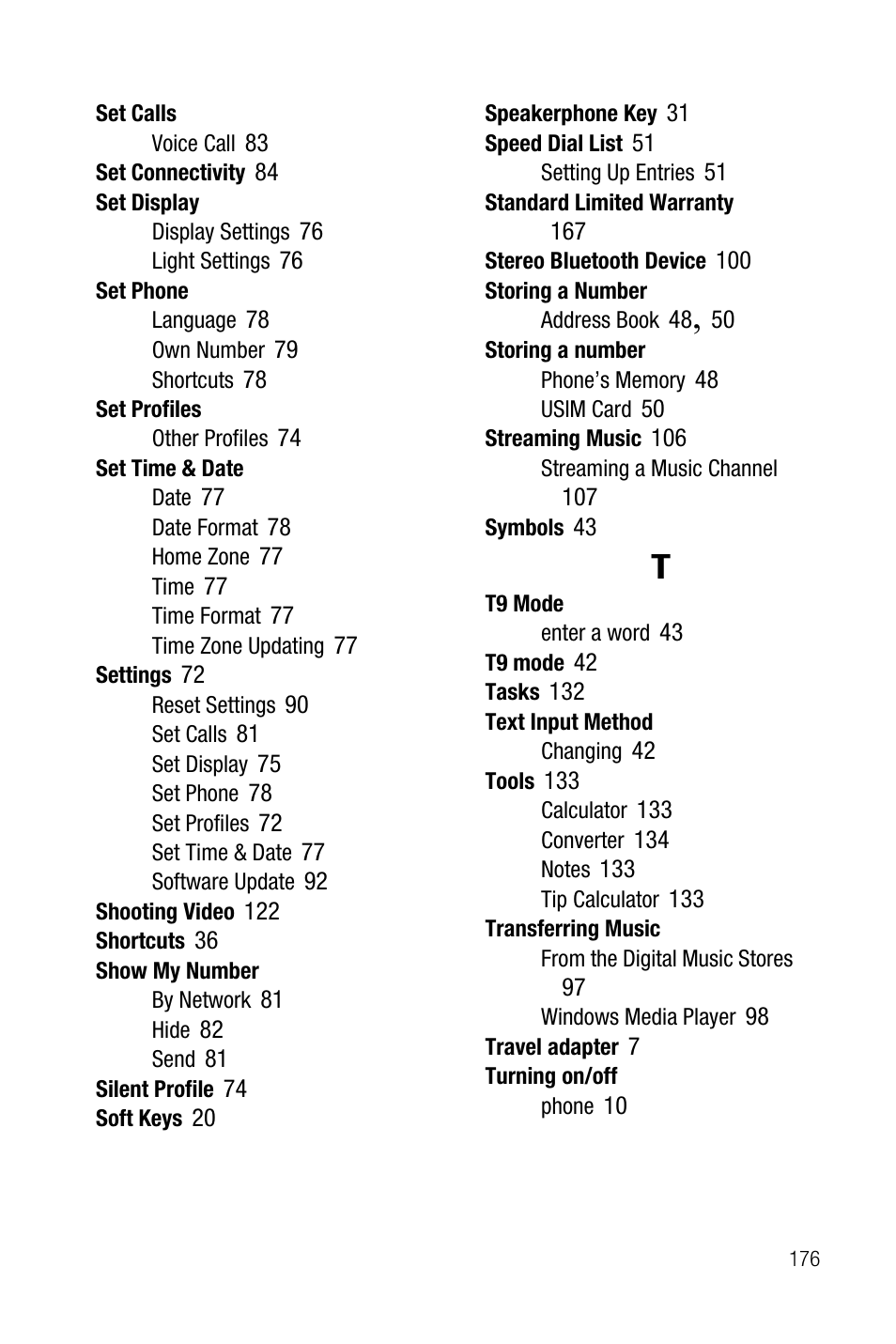 Samsung SGH-A737HBAATT User Manual | Page 179 / 180