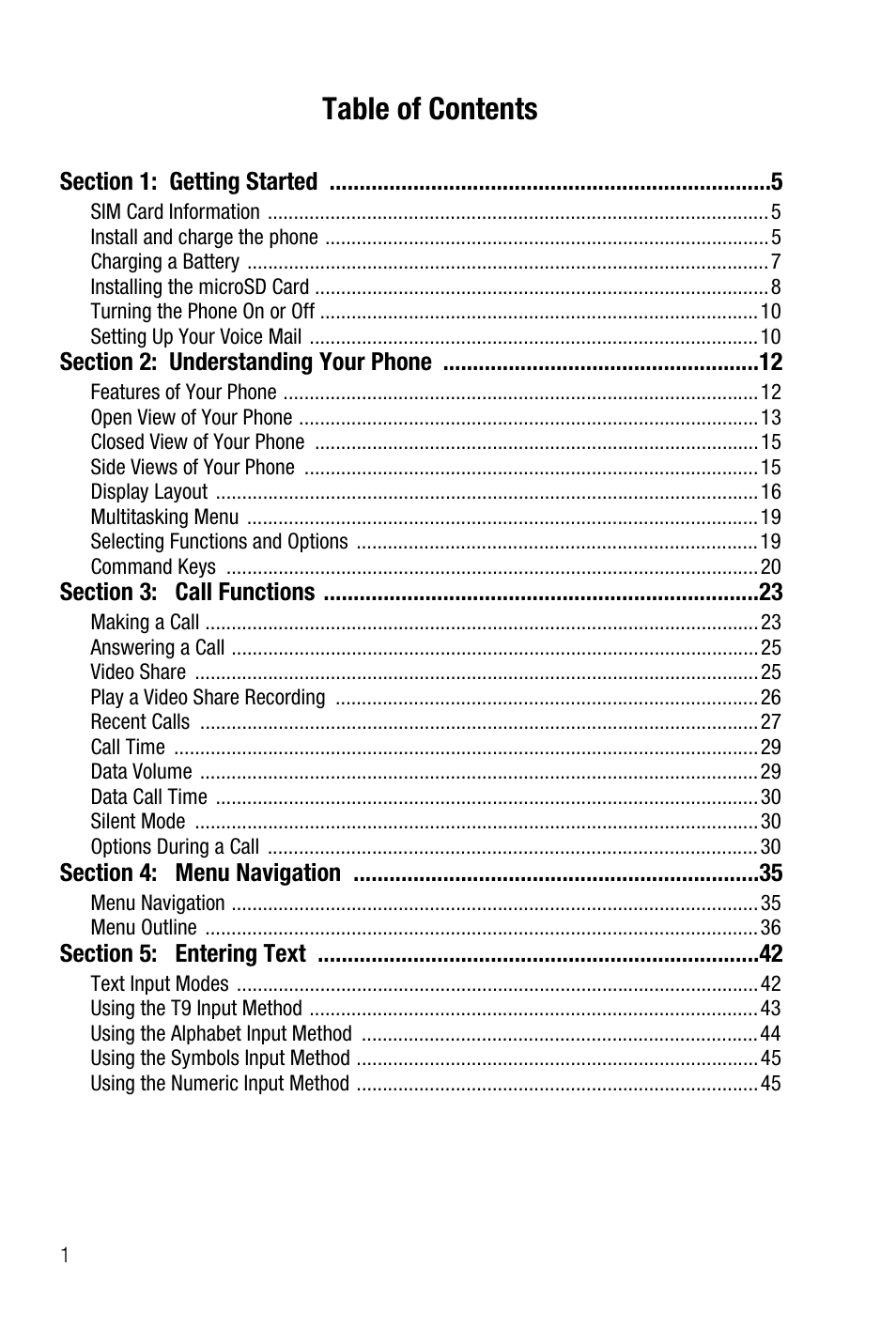 Samsung SGH-A737HBAATT User Manual | Page 4 / 180