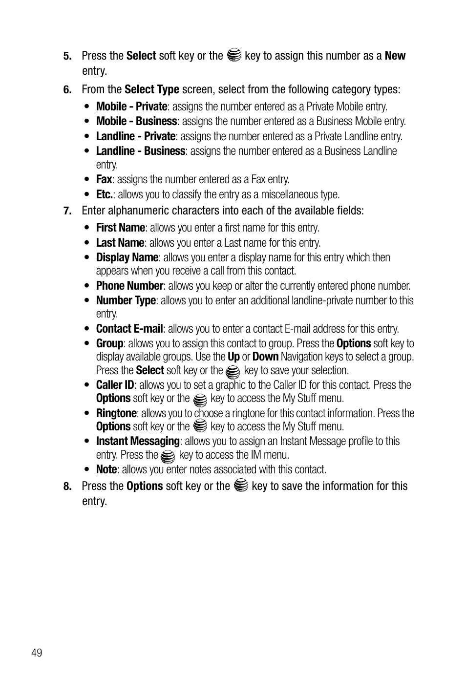 Samsung SGH-A737HBAATT User Manual | Page 52 / 180