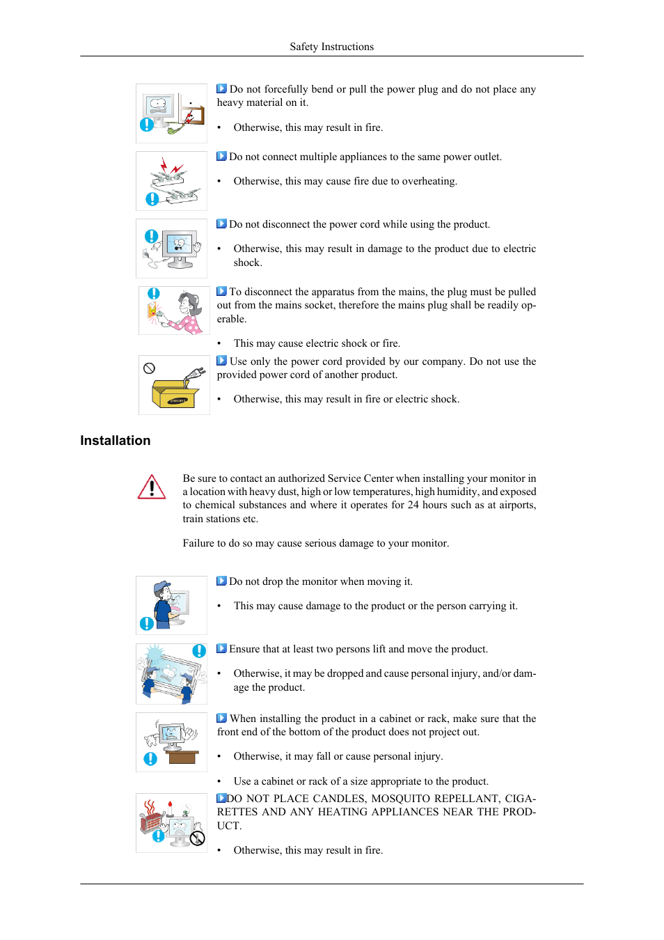Installation | Samsung LS22LDPJFV-ZA User Manual | Page 3 / 95
