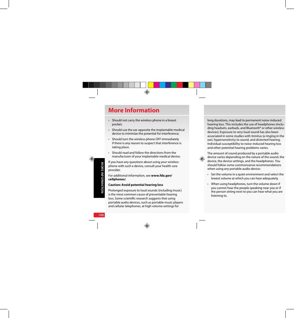 More information | Samsung SCH-U640EKAVZW User Manual | Page 100 / 105