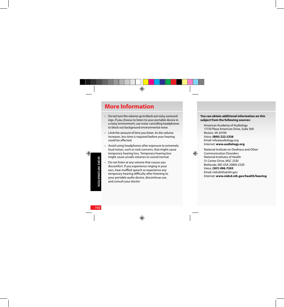 More information | Samsung SCH-U640EKAVZW User Manual | Page 102 / 105