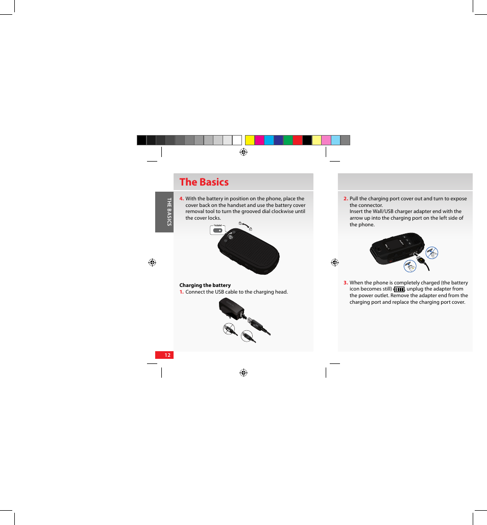 The basics, Da ta link cabl e | Samsung SCH-U640EKAVZW User Manual | Page 12 / 105