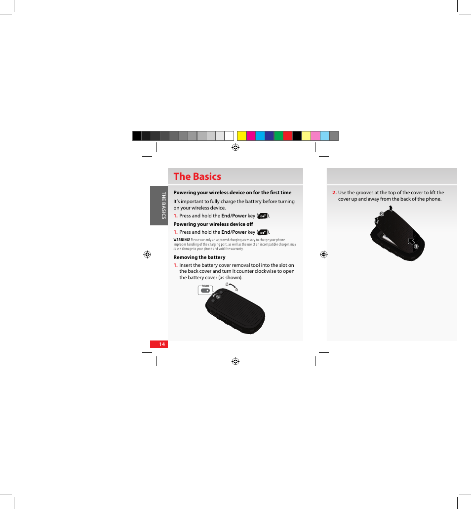 The basics | Samsung SCH-U640EKAVZW User Manual | Page 14 / 105