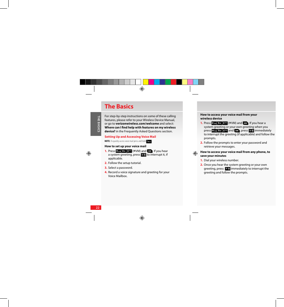 The basics | Samsung SCH-U640EKAVZW User Manual | Page 22 / 105