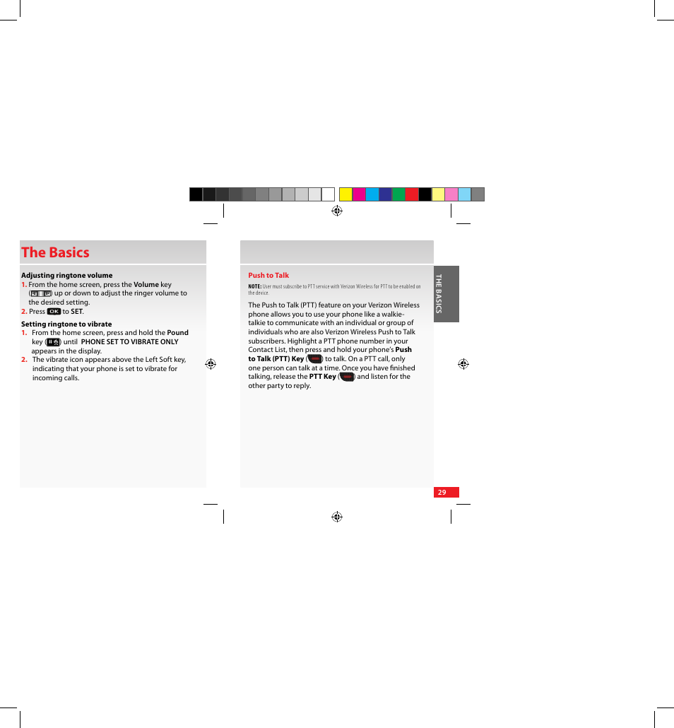 The basics | Samsung SCH-U640EKAVZW User Manual | Page 29 / 105