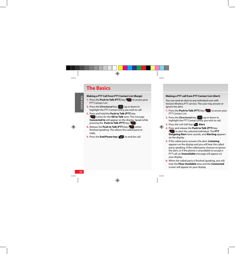 The basics | Samsung SCH-U640EKAVZW User Manual | Page 32 / 105