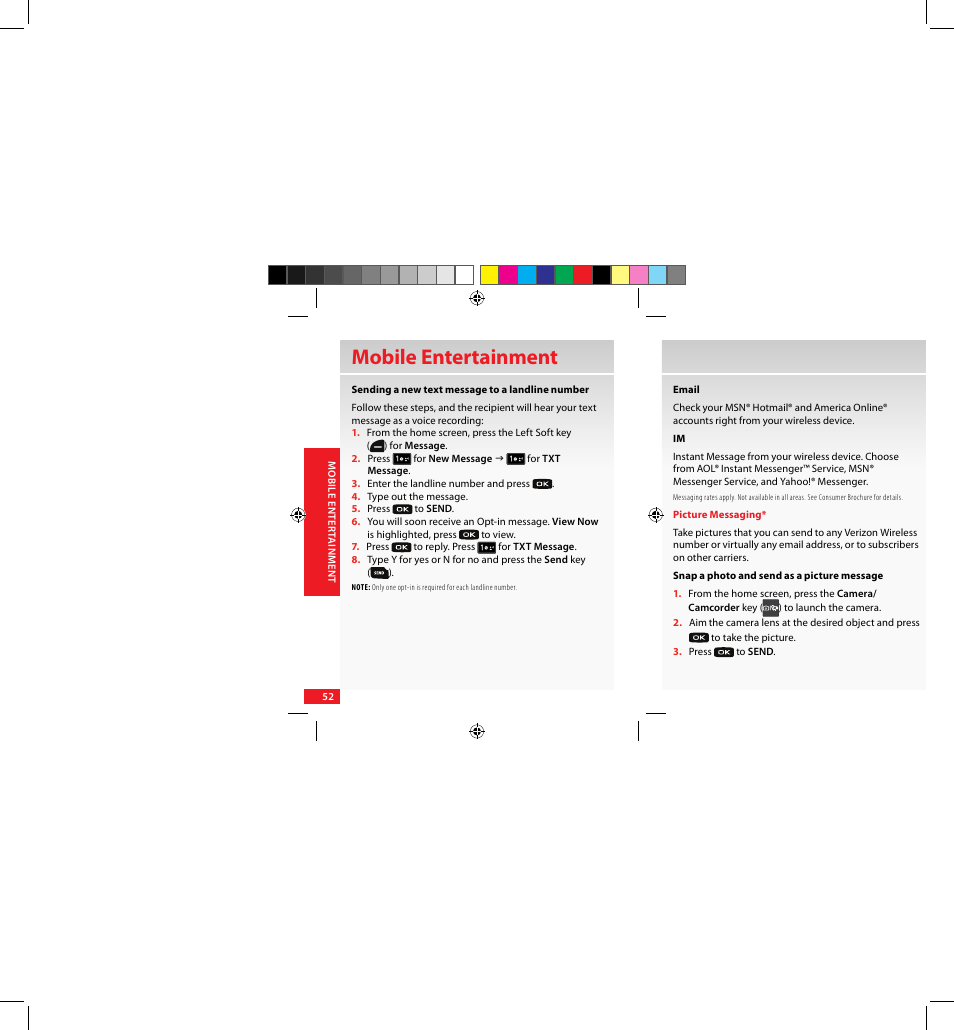 Mobile entertainment | Samsung SCH-U640EKAVZW User Manual | Page 52 / 105