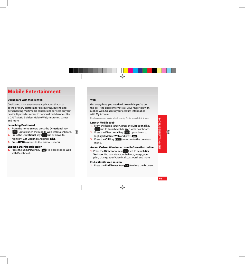 Mobile entertainment | Samsung SCH-U640EKAVZW User Manual | Page 65 / 105