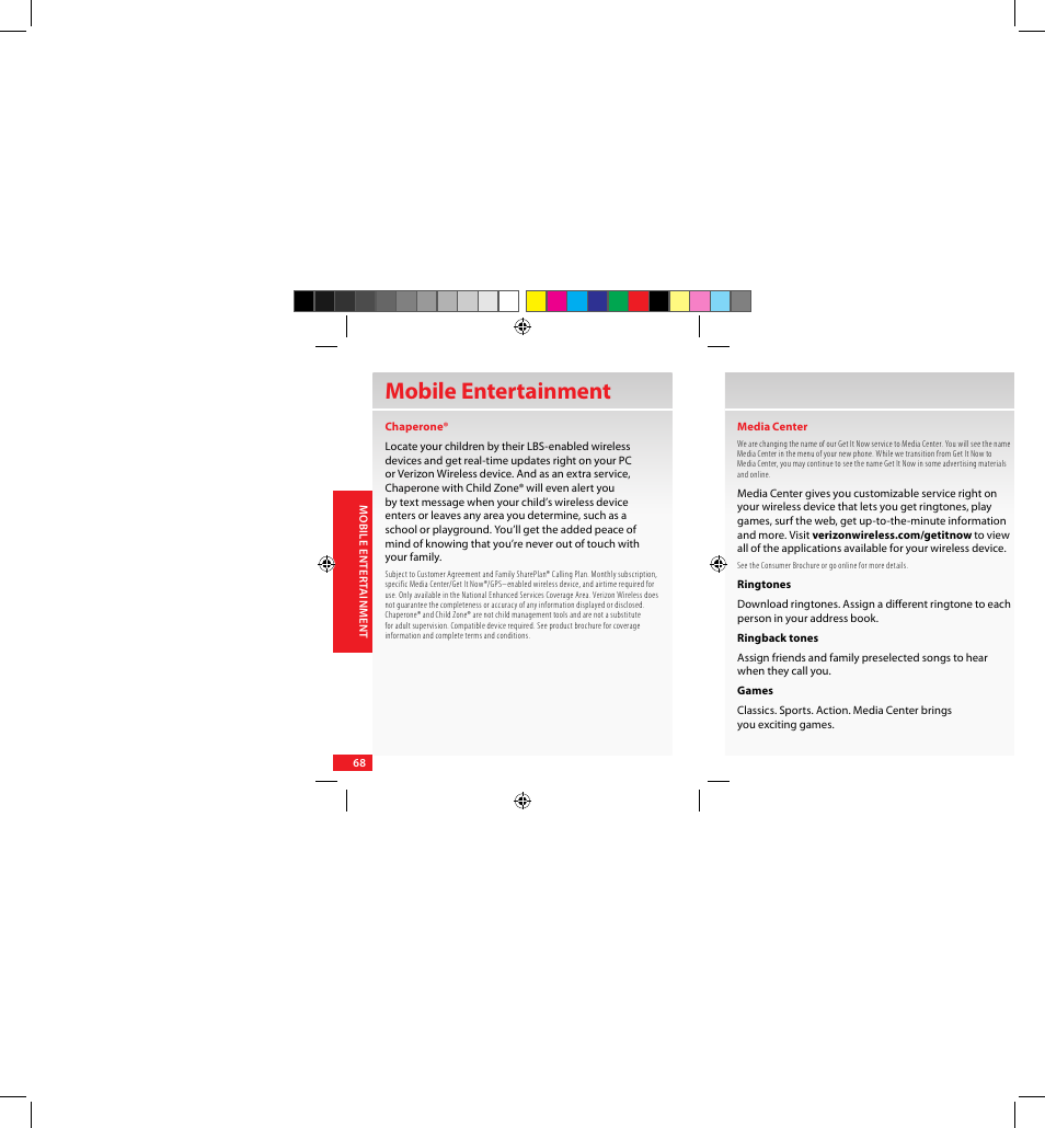 Mobile entertainment | Samsung SCH-U640EKAVZW User Manual | Page 68 / 105
