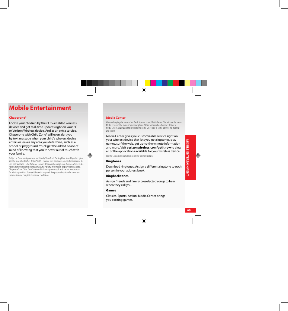 Mobile entertainment | Samsung SCH-U640EKAVZW User Manual | Page 69 / 105