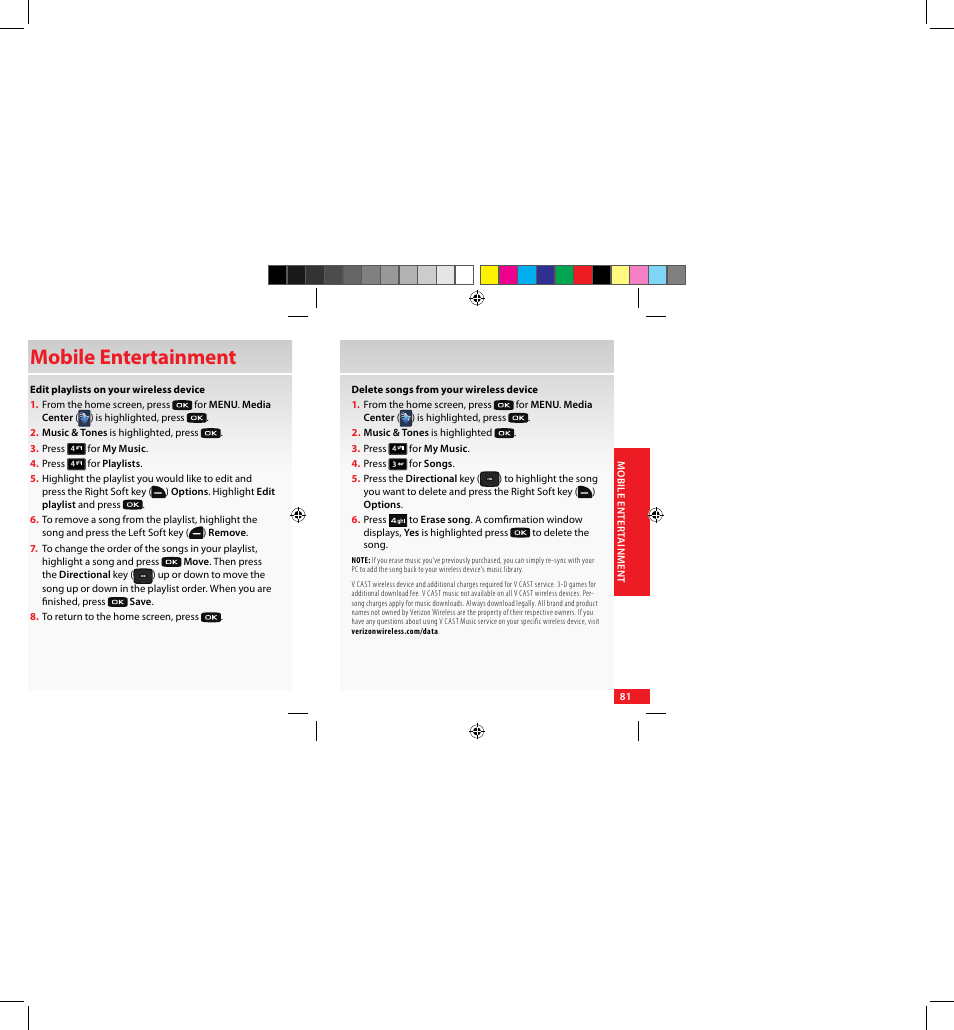 Mobile entertainment | Samsung SCH-U640EKAVZW User Manual | Page 81 / 105