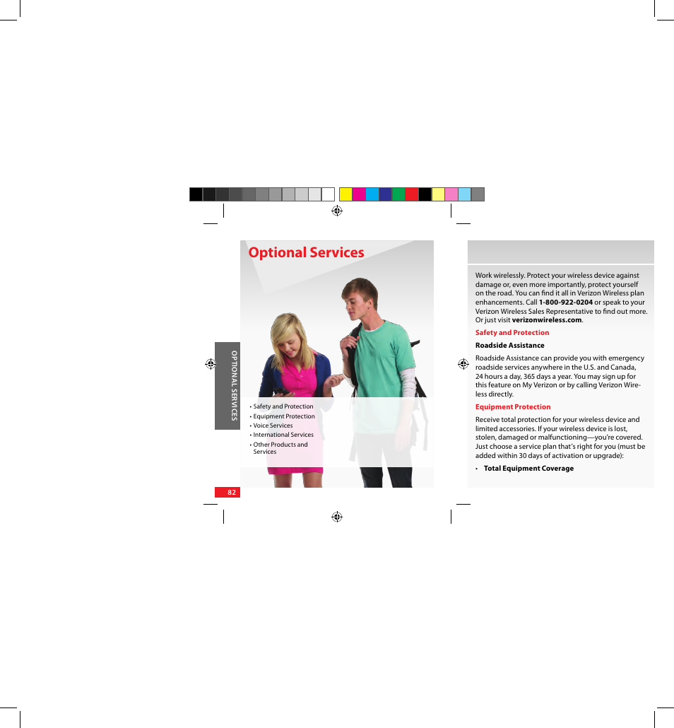 Optional services | Samsung SCH-U640EKAVZW User Manual | Page 82 / 105