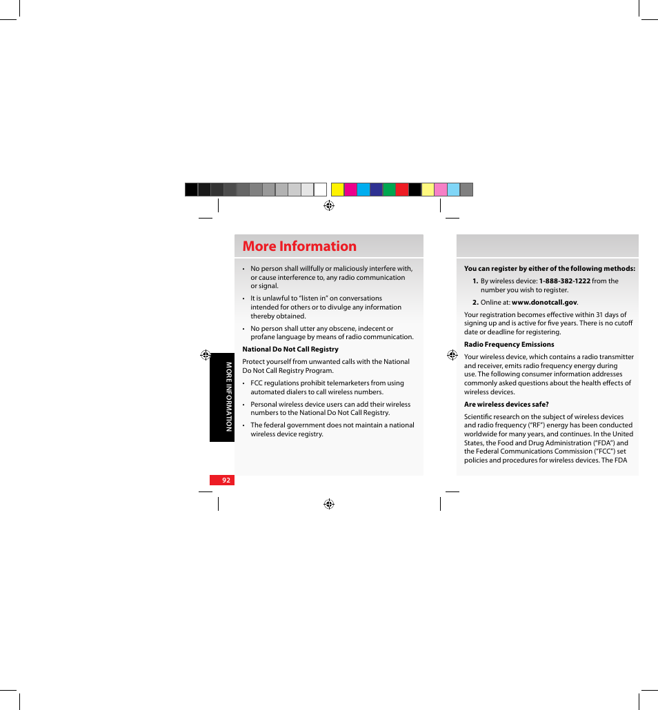 More information | Samsung SCH-U640EKAVZW User Manual | Page 92 / 105