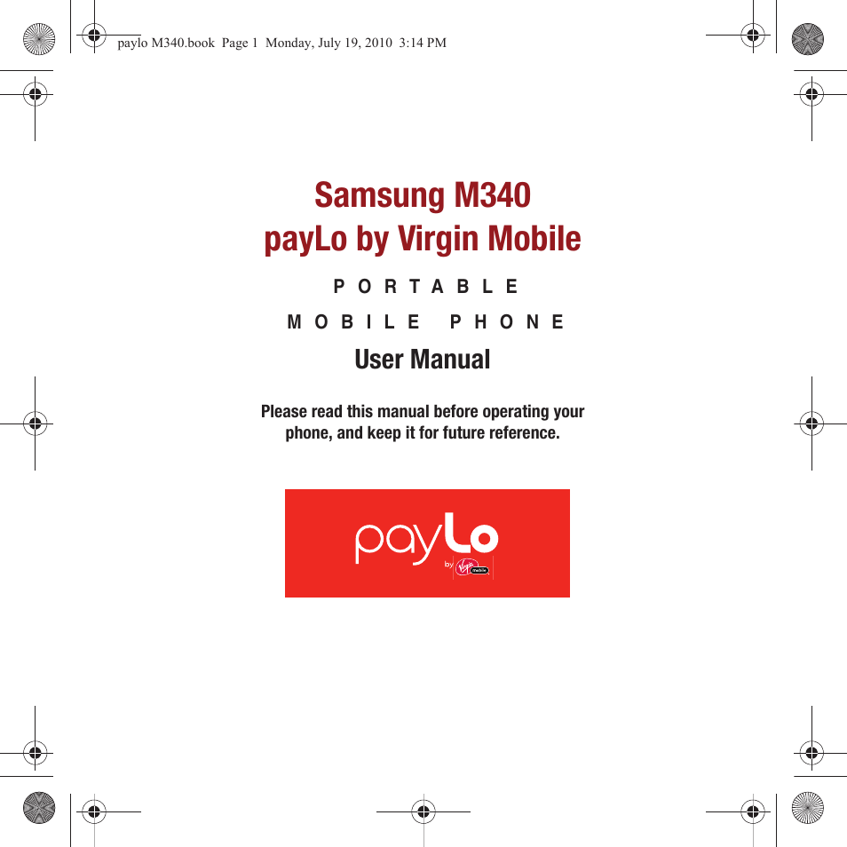 Samsung SPH-M340ZPAVMU User Manual | 106 pages