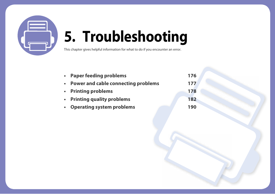 Troubleshooting | Samsung SL-C410W-XAA User Manual | Page 175 / 232