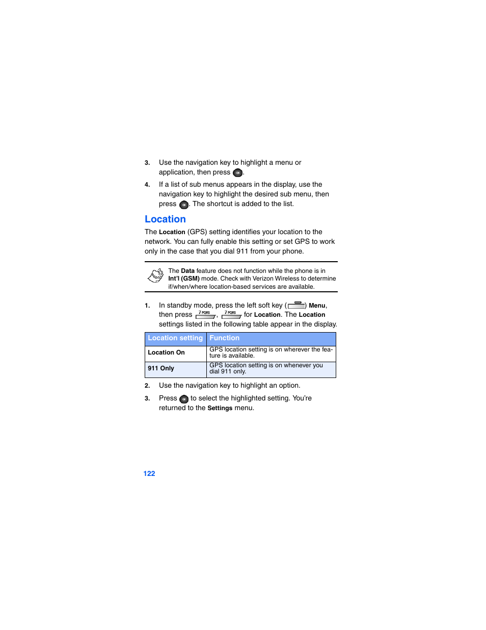 Location | Samsung SCH-A790ZKVXAR User Manual | Page 130 / 198