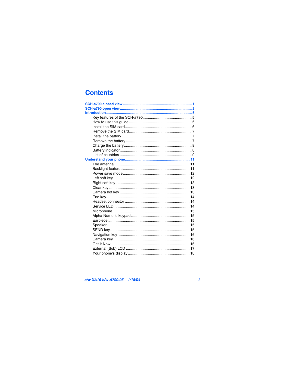 Samsung SCH-A790ZKVXAR User Manual | Page 5 / 198