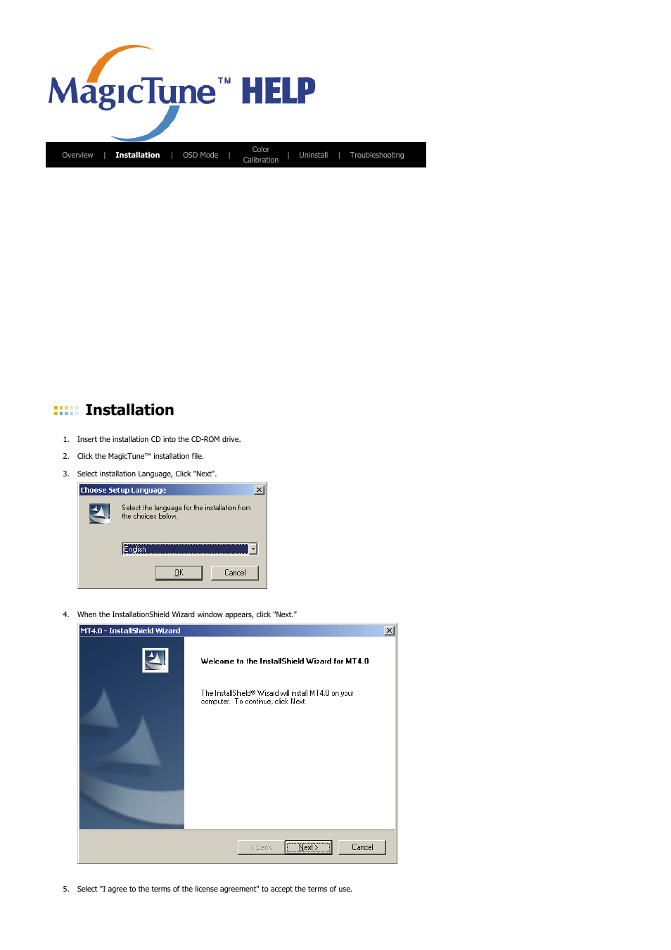 Installation | Samsung LS24BRBAB-XAA User Manual | Page 43 / 84