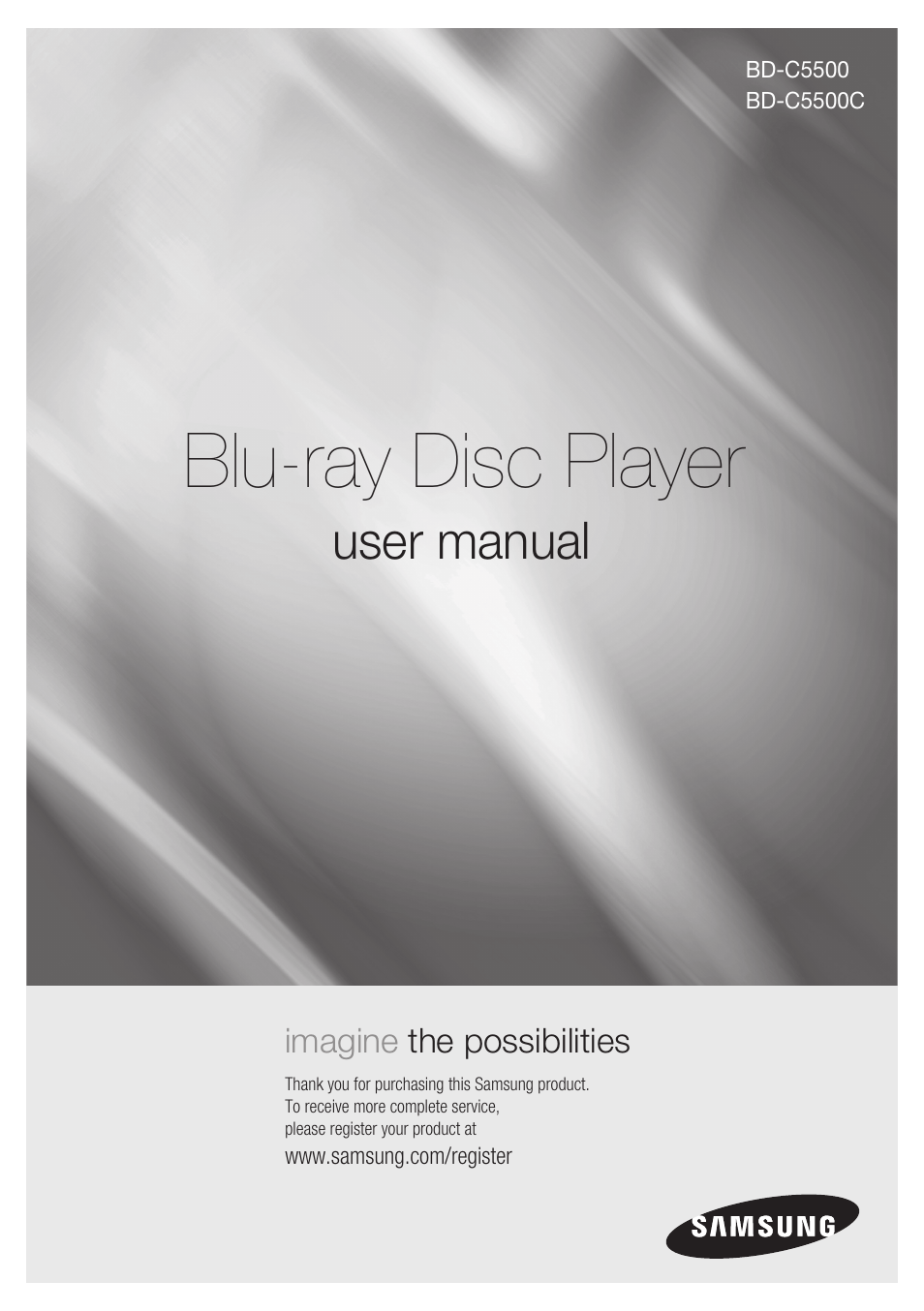 Samsung BD-C5500C-XAA User Manual | 68 pages